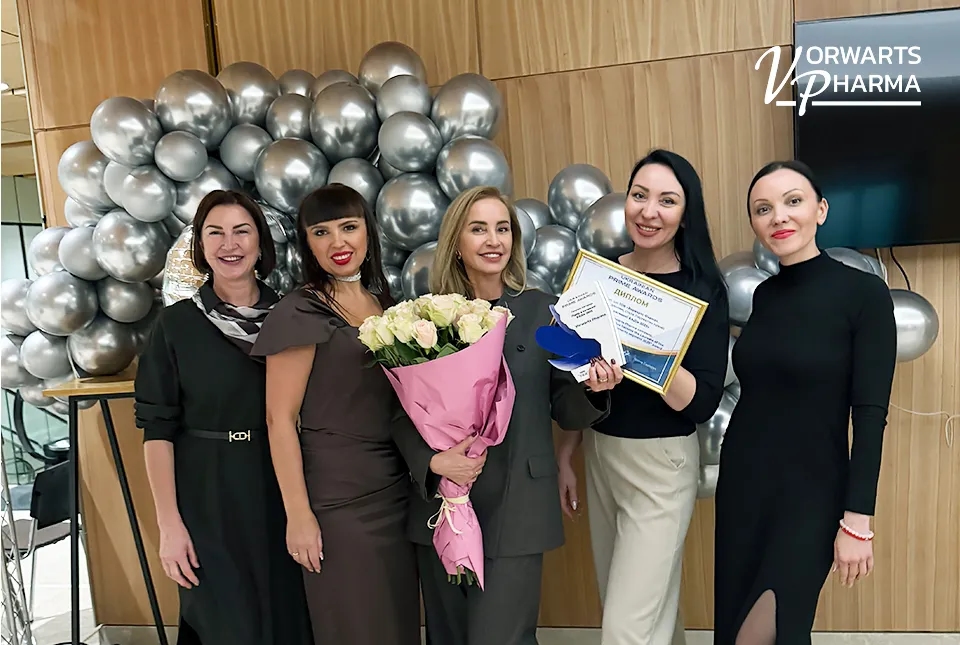 Vorwarts Pharma отримала нагороду «Лідер у сегменті БАДів 2025» на Ukrainian Women Festival DIVA у Києві